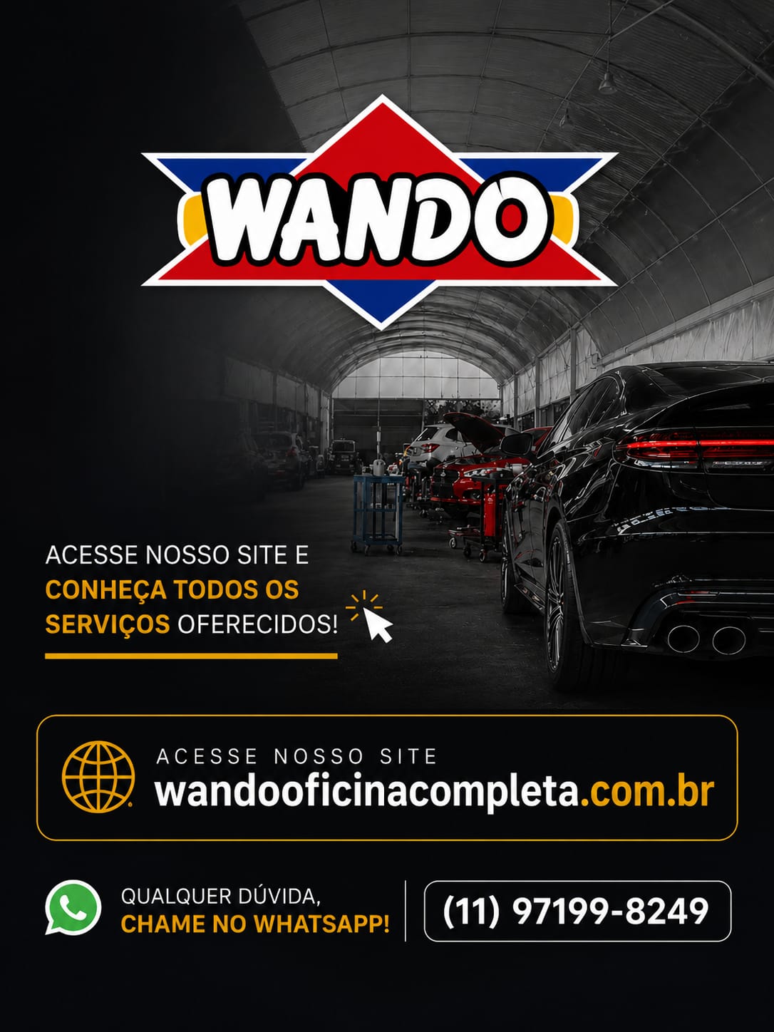 Conheça todos os serviços — Wando Oficina